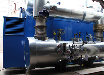 Can be switched from natural gas to biogas operation: MWM TCG 2020 V16 in container (photograph: MWM GmbH, Mannheim, Germany)