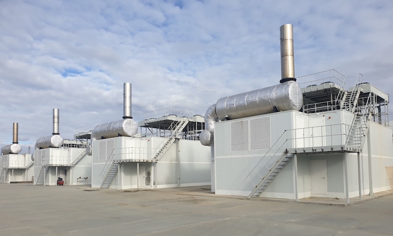 The modular power plant in Chelyabinsk, Russia, produced and supplied by MWM distributor MKS Group of Companies