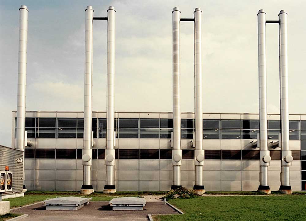 Das MWM Blockheizkraftwerk am Münchner Flughafen