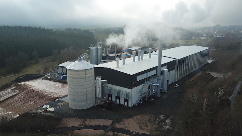 Das neue Pelletwerk der WUN Pellets GmbH im oberfränkischen Wunsiedel