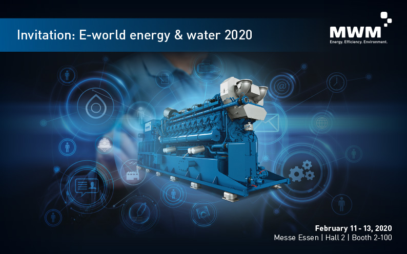 MWM Invitation E-world energy & water 2020
