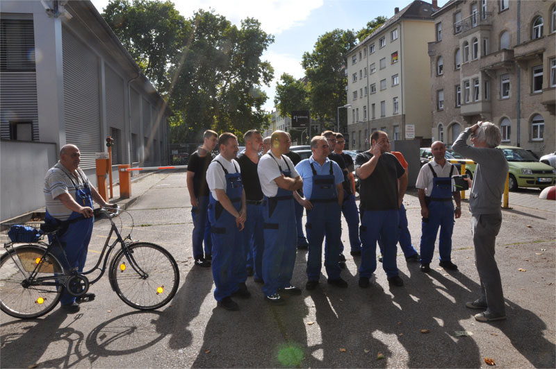 Die MWM Filmcrew bei der Arbeit.