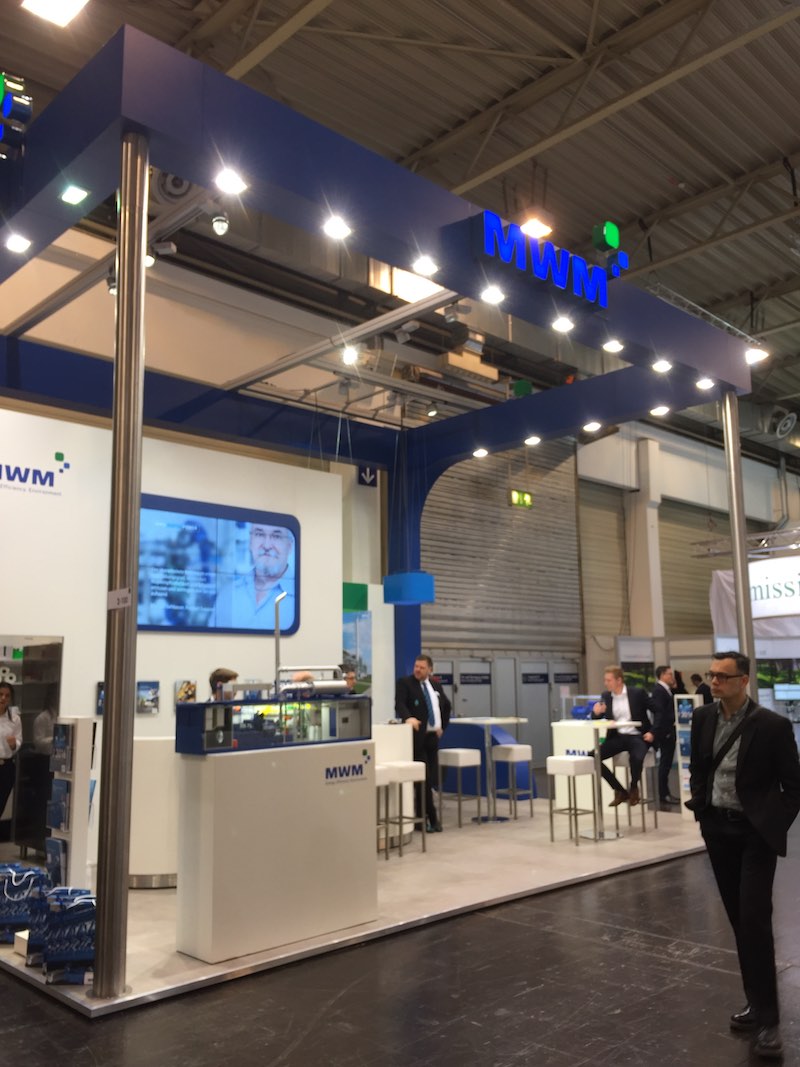 MWM presented the newly developed TCG 3016 gas engine and the fully integrated digital plant control TPEM for CHP plants