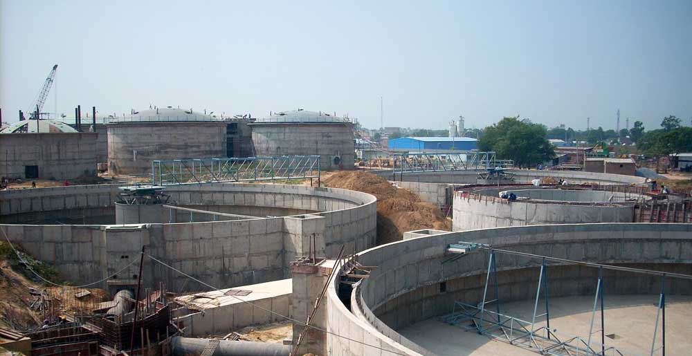 The new Nilothi waste water plant