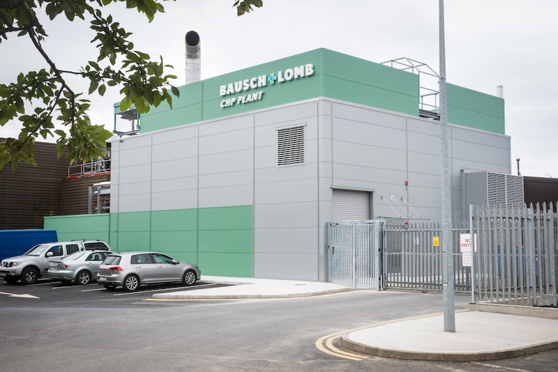 The CHP plant of the contact-lens manufacturer Bausch + Lomb in Waterford, Ireland (Photo: © Edina)