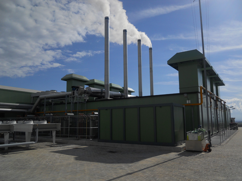 The CHP plant was handed over as a turnkey installation including all auxiliary equipment for electric & heat power use.