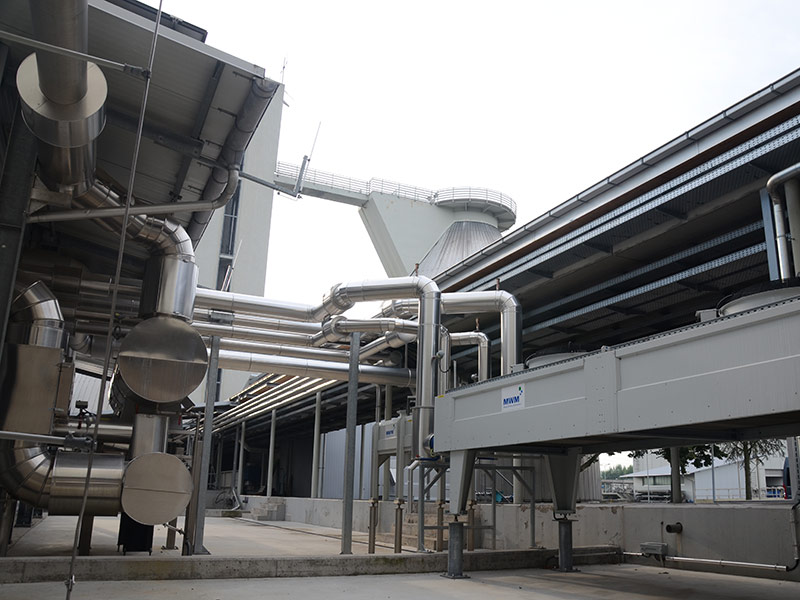 Two MWM cogeneration systems are currently operating at the waster water plant Weinheim.