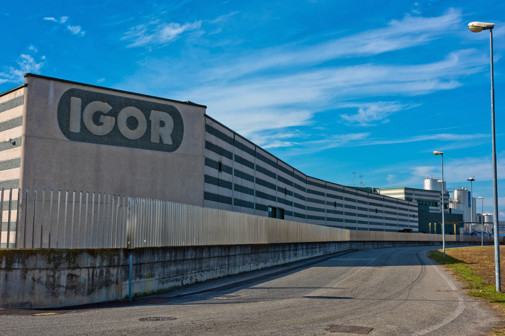 The cheese manufacturer IGOR in Cameri, Piedmont, Italy (© IGOR)