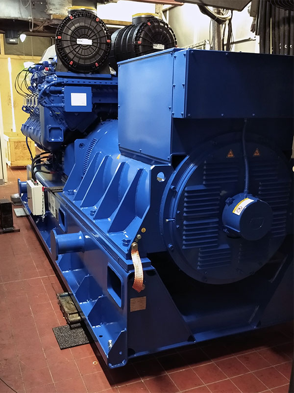 Rund 1 MW Strom pro Stunde wird der neue MWM Motor bei Dräger produzieren.