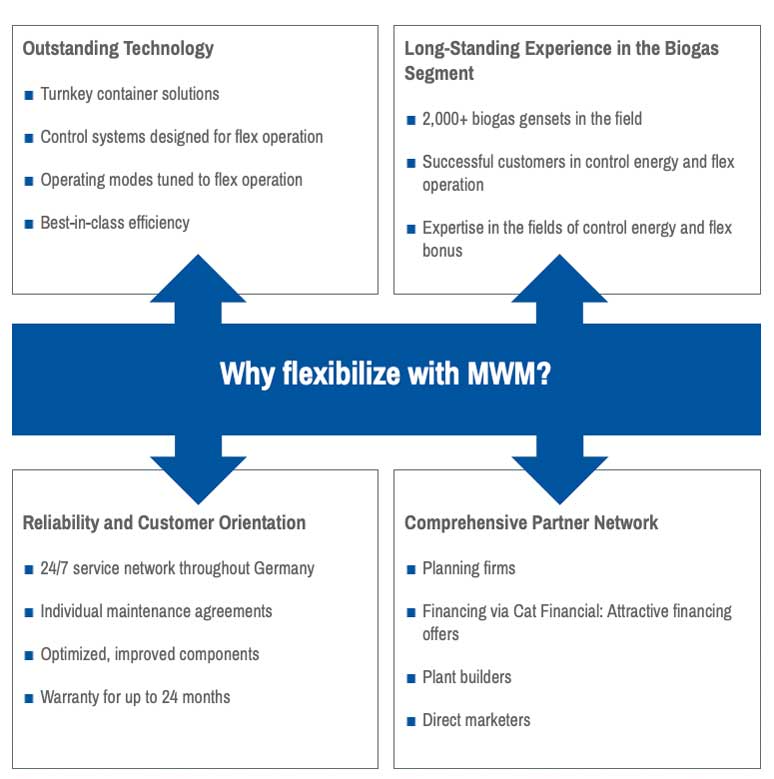 Flexible Biogas Future with MWM