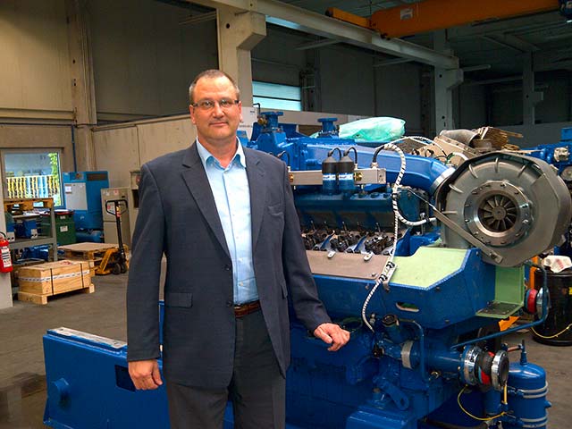 Torsten Werda heads up the MWM Service Center in Berlin