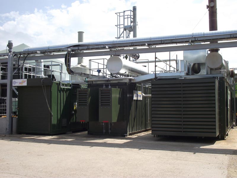Die Anlagen von MWM in Zusammenarbeit mit Edina und CTEC liefern 2,06 MWe für die Biogasanlage von Swancote Energy. 