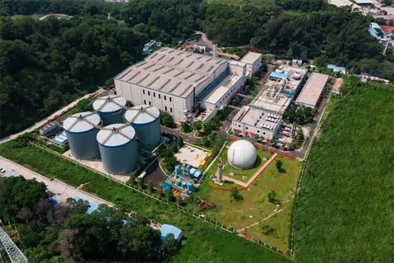 The Likeng wastewater treatment plant is equipped with three MWM TCG 2020 V20 gas engines that produce sustainable power from biogas. © 博威能源Pauway