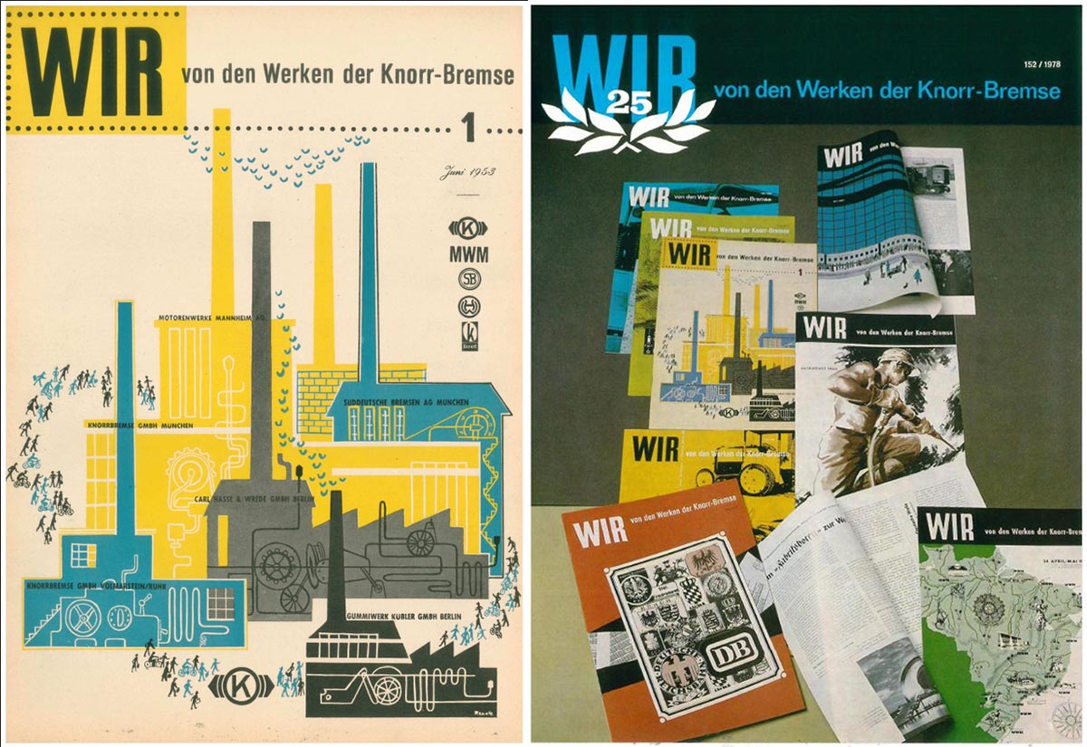 Werkszeitschrift "WIR von den Werken der Knorr-Bremse"
