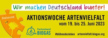 Aktionswoche Artenvielfalt 2023 des Fachverband Biogas