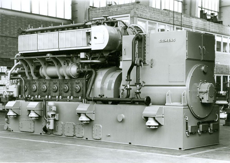 Diesel-Stromaggregat des Typs TBD 510-6