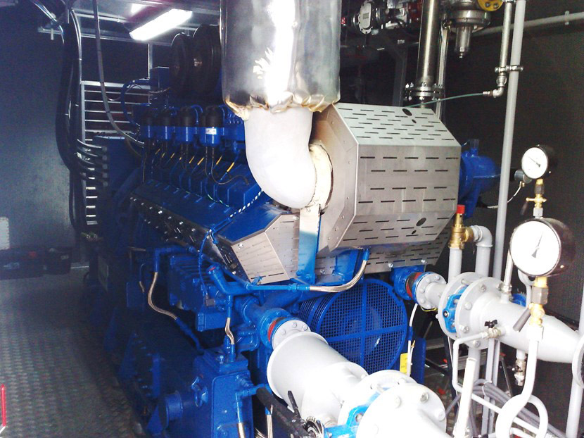 Der MWM TCG 2026 V16 Gasmotor des Recyclinghofs in Krośniewice hat nach 14 Jahren 100.000 Betriebsstunden absolviert.