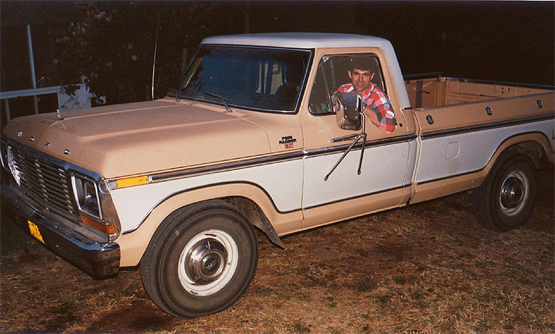 Ford pickup truck with MWM diesel engine