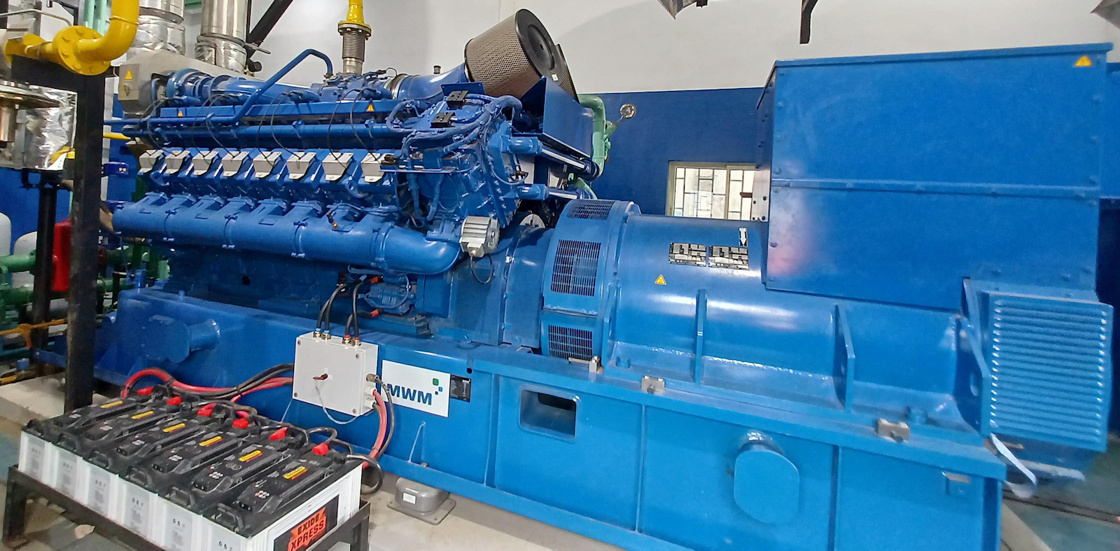 Ein neuer MWM TCG 3020 V16 Gasmotor für Panar Group of Companies in Nigeria. © Green Power International