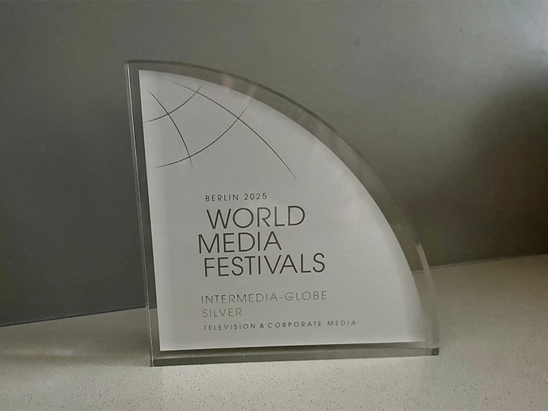 Intermedia-Globe SILVER award of WorldMediaFestivals 2025 for outstanding communication media
