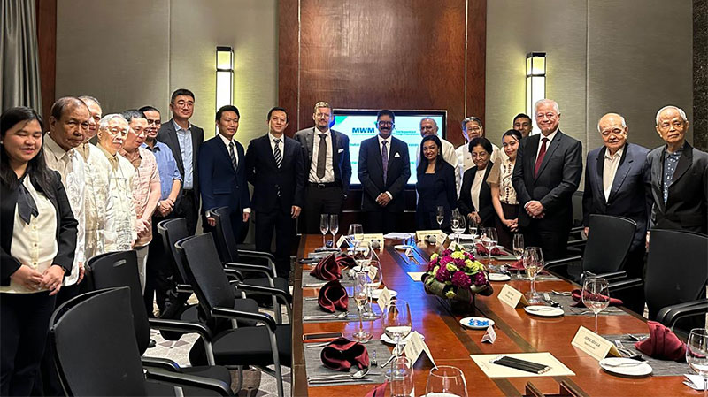 Signing ceremony in Manila for appointment of Kaltimex as official MWM distributor for the Philippines