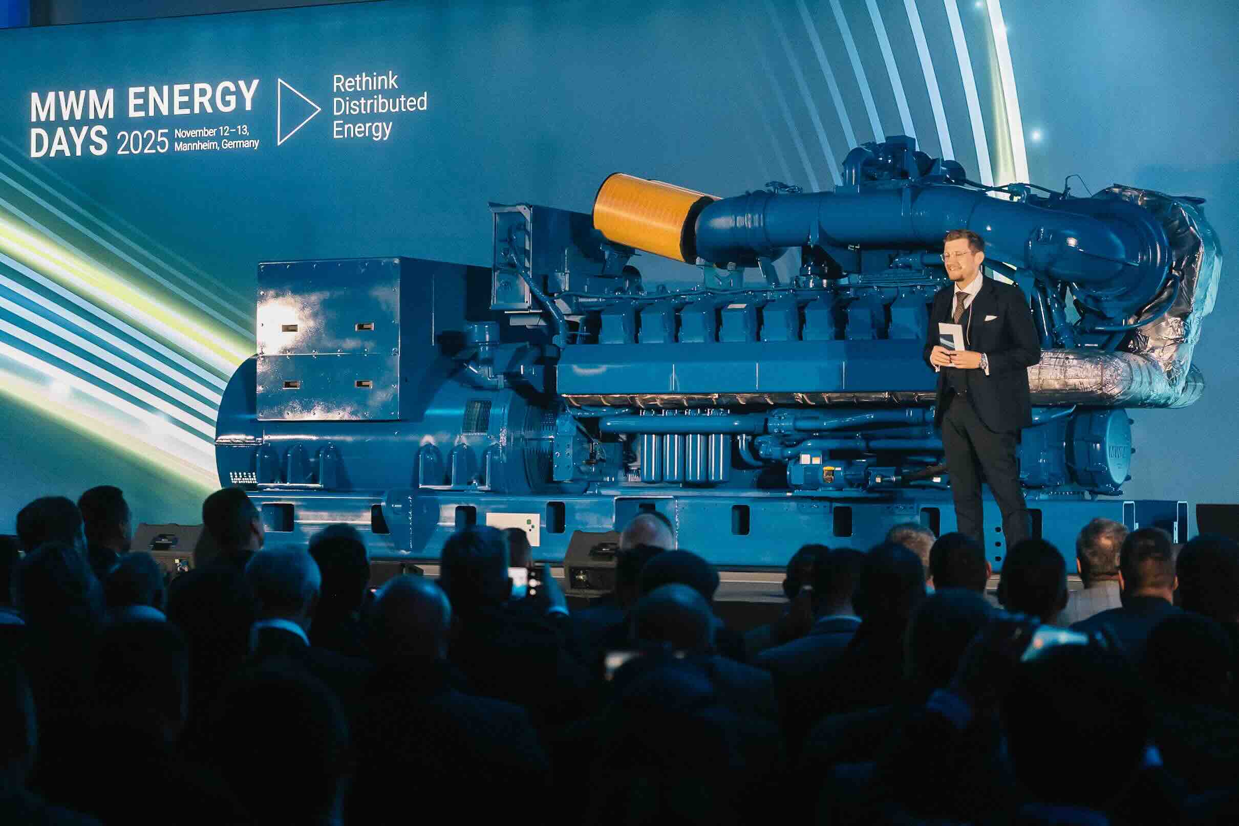 Con el MWM TCG 4170 V20, MWM presenta un motor de excelente eficiencia con un grado de efectividad eléctrica de hasta el 46 por ciento. © Mark Wiegelmann